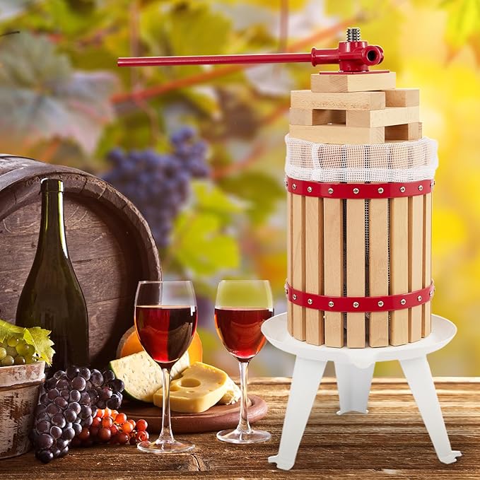 CAELUM 4.75 Gallon Capacity Fruit and Wine Press Filter Bag, 2Pack Juice Maker Filter Bag for Outdoor, Kitchen