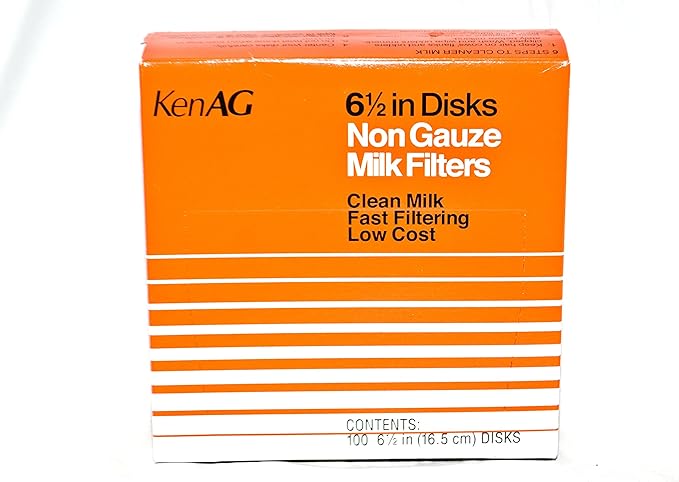 6-1/2" Milk Filter Disks Non-Gauze 100pk, D110 (3)