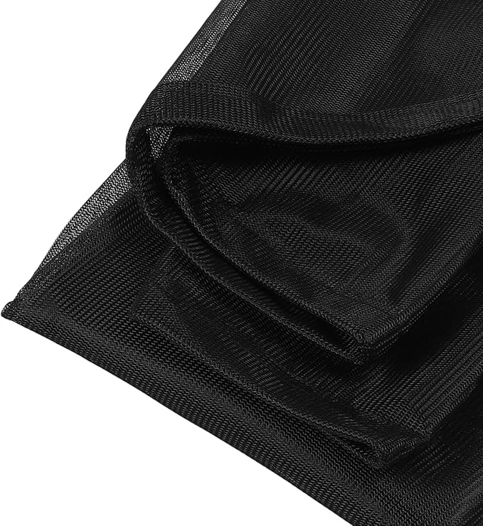 Rain Mesh Cover, Mesh Cover for Rain Barrels, Drawstring Leaf Filter Water Collection Buckets Tank Protector Outdoor Garden Net Screen to Keeps from Leaves and Debris (Dia