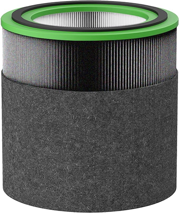 GermGuardian Filter V Toxin Clear HEPA Genuine Air Purifier Replacement Filter, Removes 99.97% of Pollutants, Common VOCs, Household Toxins, for AC3000, AC3050, AP3151 and AC151, Black/Green, FLT151VO