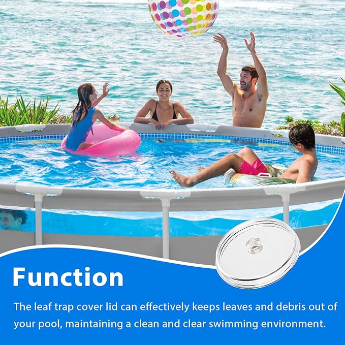 11480 Pool Pump Filter Cover Lid Compatible with Intex 14 & 16 Inch Sand Filter Pump and Combo,Pool Leaf Trap Cover Lid Fit for Intex Model 26335EH,26339EH,26365EH,26367EH,28647EG,28651EG,28675EG