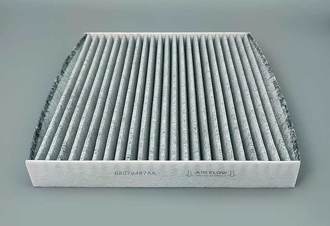 Cabin Engine Air Filter Set for Grand Cherokee (2011-2021) 3.6L/5.7L/6.4L, for Durango (2011-2025), (Not Fit for 3.0L/6.2L, Not for Grand Cherokee L) Replace 4861756AA, 68079487AA