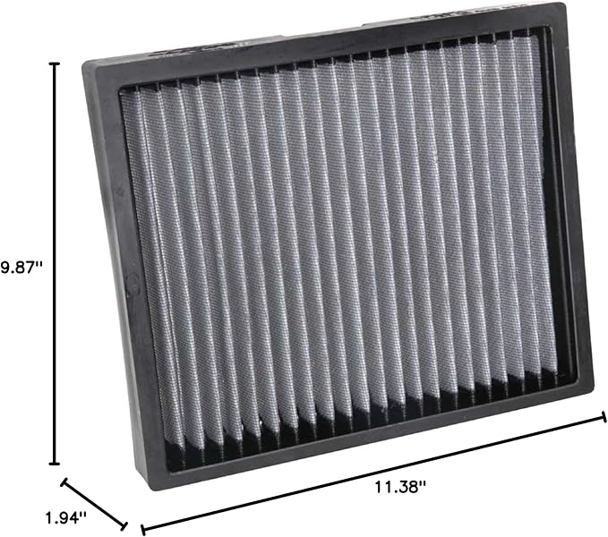 K&N LIFETIME Cabin Air Filter: Premium, Washable, Clean Air for your Cabin: Compatible with 2014-2025 Acura/Buick/Chervolet/Cadillac: (See Product Description for Select Models), VF2071