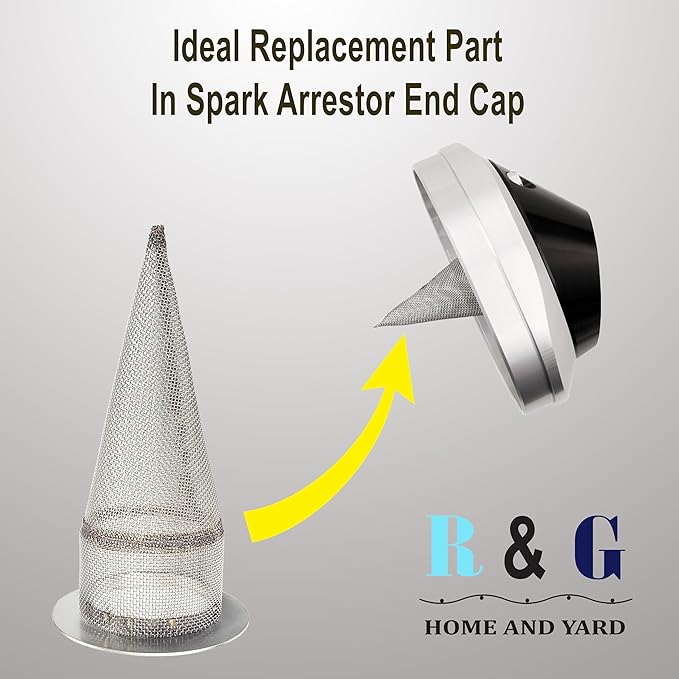 4 PCS-Cone-Type Stainless Steel Spark Arrestor 1.625” fit Honda CRF230 CRF250L CRF450 Kawasaki KLX125 KLX230 KLX230R KX450F KLR650 Yamaha TTR125 TT250 YZF426 SSR 125TR FMF Powercore 4 Can-Am Outlander