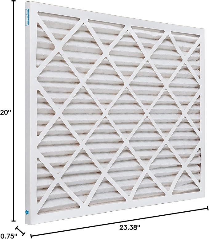 Aerostar 20x24x1 MERV 8, Pleated Air Filter, 20x24x1, Box of 6, Made in the USA