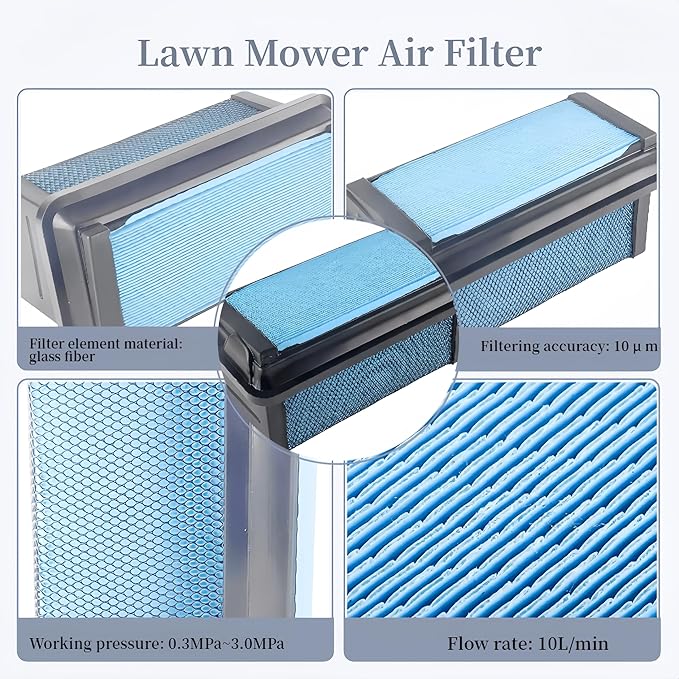 P643133 Air Filter Compatible with Chevrolet Silverado 4500HD 5500HD 6500HD 6.6L V8 Diesel Engine (2019-2024) Replace 19405680 2518540C1