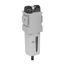 Parker Hannifin P32FB92DGAN Series P32FB Aluminum Global Modular Compact Coalescing Filter, 0.01 µ Element with DPI, Poly Bowl with Bowl Guard, Auto Drain and Without Mounting Bracket, 1/4" NPT Port
