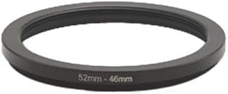 YAMAFOO 52mm to 46mm Step-Up Ring/Step Down Rings Filter Adapter for All Brands UV ND CPL Metal Ring Step-Up Rings Adapter Filter,Black (52-46)