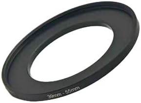YAMAFOO 39mm to 55mm Step-Up Ring/Step Down Rings Filter Adapter for All Brands UV ND CPL Metal Ring Step-Up Rings Adapter Filter,Black (39-55)