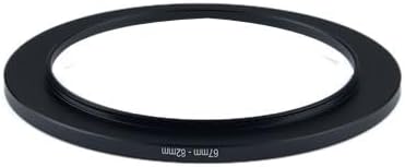 YAMAFOO 67mm to 82mm Step-Up Ring/Step Down Rings Filter Adapter for All Brands UV ND CPL Metal Ring Step-Up Rings Adapter Filter,Black (67-82)