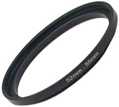 YAMAFOO 52mm to 55mm Step-up Ring/Step Down Rings Filter Adapter for All Brands UV ND CPL Metal Ring Step-Up Rings Adapter Filter,Black (52-55)