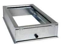 McDaniel Metals ACE2020-3 Air Handling Unit Filter Base 3 3/4 in.T x 21 3/8 in.W x 22 in.D 20 in. x 20 in. Filter 1 in. Or 2 in.