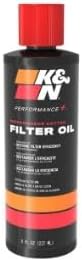 K&N Air Filter Oil: 8 Oz Squeeze Bottle; Restore Engine Air Filter Performance and Efficiency, 99-0533