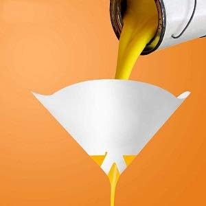 100PCS of Paper Paint Strainers with 100 μm Filter Tips and 1 PCS Stretch Silicone Funnel, Filter Tip Cone Shaped Nylon Mesh Funnel W/Hooks&paint resin filter