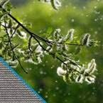 Pollen Guard Screening for Air Filtration – Pollen Window Screen Mesh Roll 48-in x 50-ft – Pollen and Dust Filtration, Anti-Allergy Window Screen Replacement