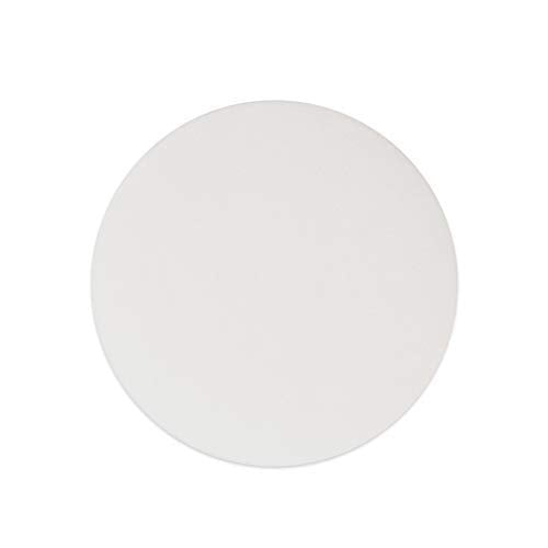 StonyLab Quantitative Filter Paper Circles, 125mm Diameter Cellulose Filter Paper with 20 Micron Particle Retention Medium Filtration Speed, Pack of 100 (125mm Diameter)