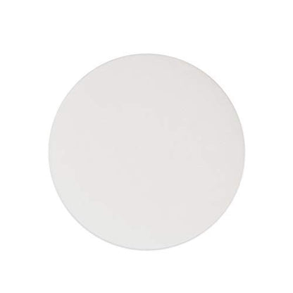 StonyLab Quantitative Filter Paper Circles, 125mm Diameter Cellulose Filter Paper with 20 Micron Particle Retention Medium Filtration Speed, Pack of 100 (125mm Diameter)