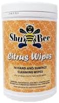 ShuBee® Citrus Wipes™ – Heavy-Duty Dual-Sided Hand Cleaner Towels for Mechanics, Construction & Service Professionals, Works on Grease & Grime