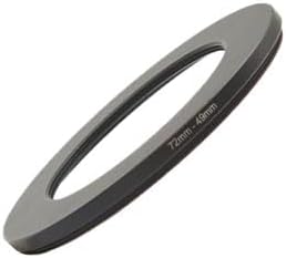 YAMAFOO 72mm to 49mm Step-Up Ring/Step Down Rings Filter Adapter for All Brands UV ND CPL Metal Ring Step-Up Rings Adapter Filter,Black (72-49)