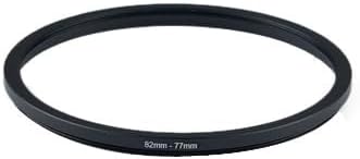 82mm to 77mm Step-up Adapter Rings,Black,Step Up Ring,Step-Down Rings Filter Ring Adapter,for All Brands of DSLR Camera Lens UV ND CPL Stepping Rings Step Down Rings Filter Adapter