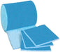 10 Feet of Blue and White Air Filter Media Roll , MERV6 Polyester Media - 25" Wide