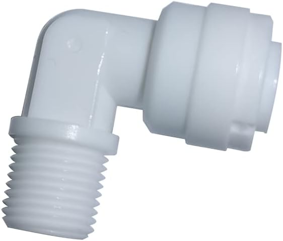 YZM Quick Connect fittings RO Water Filters (5pack, Elbow, 1/8" Male x 1/4" OD tube)