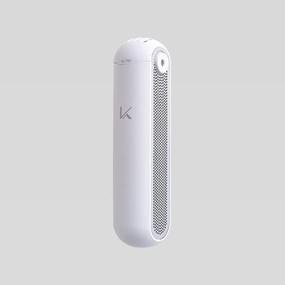 MY AIR KL-P02UX White (2nd Gen) Rechargeable Photocatalytic Air Purifier w/Pollen Filter, Made in Japan, Washable Filter, For Allergen, Viruses, Pollen, Pet Allergy, Tested w/Universities in Japan