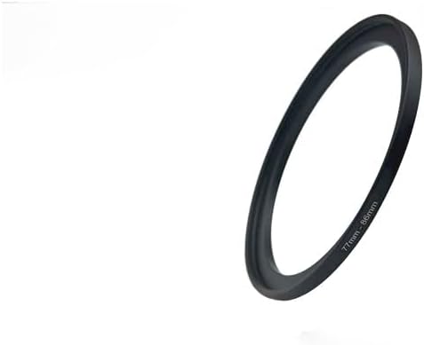 YAMAFOO 77mm to 86mm Step-up Ring/Step Down Rings Filter Adapter for All Brands UV ND CPL Metal Ring Step-Up Rings Adapter Filter, Black (77-86)