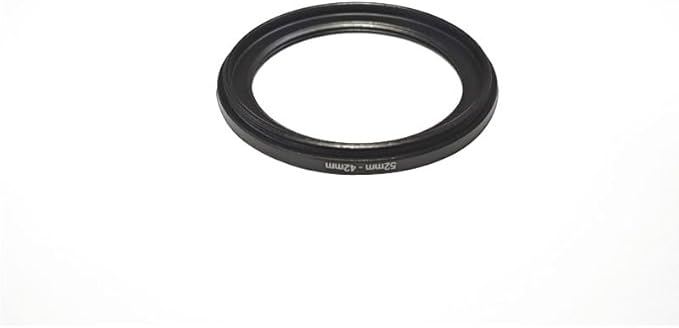 Metal Step-Up/Down Ring Adapter Compatible with Mirrorless Cameras DSLR Lens, UV CPL ND Filter Thread Converter, Black (52-37)