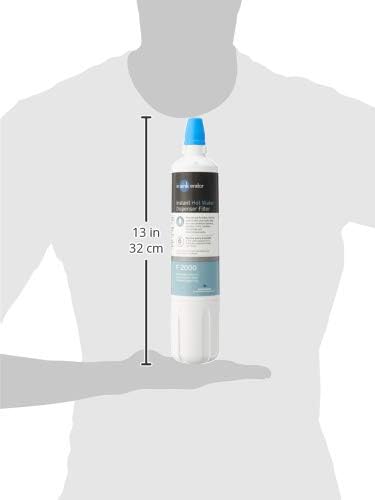 INSINKERATOR F-2000 Under Sink Water Filter Replacement Cartridge for Water Filtration System, VOCs and Lead Filter, 1 Count
