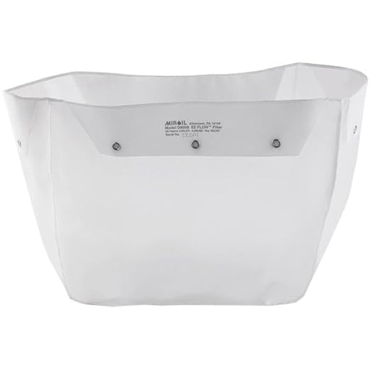 MirOil 1550B Basin Filter Bag - Replacement for MOD 1550 and MOS 1550 MirOil Filter Machines, Maintain Quality & Taste of Fried Foods, Hot & Cold Cooking Oil Strainer Bag Only (Frame Sold Separately)