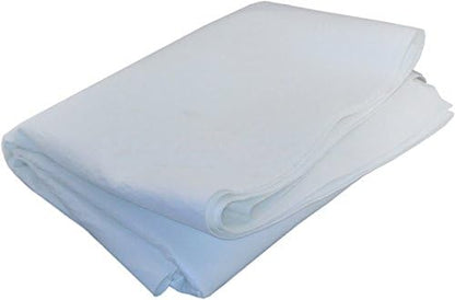 Duda Energy Sheets:05u 1 yd. x 72" Polyester Felt Filter Media Fabric Sheet, 0.5 Micron PTFE Coated, Polyester