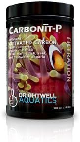 Brightwell Aquatics Carbonit-P - Activated Carbon Filter Media for Marine and Freshwater Aquarium