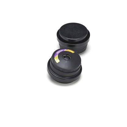 MSA 10080454 OptimAir TL Powered Air-Purifying Respirator Cartridge - Combination: Multigas (OV, AG, HE), Quantity: 6 per Pack, Dusts/Particles/Mists Filter, Air-Purifying Respirator Attachment
