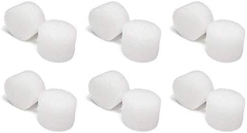 Nispira Replacement Sponges Air Filter Compatible with Adult/Kid Compressor System Cool Mist Inhaler Vaporizer, 12 Filters