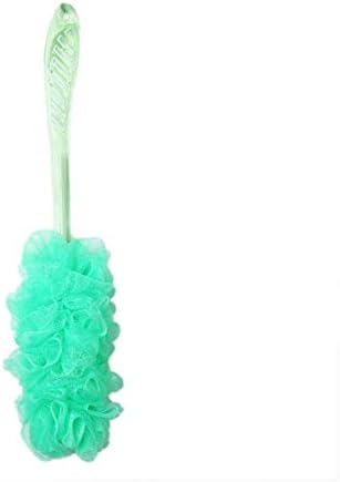 Vivona 40CM Long Crystal Handle Bath Brush Shower Scrubber Sponge Flower Soft Cleaner Comfort Back Bathing Sponge Ball Drop Shipping