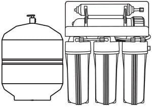 Geekpure Reverse Osmosis RO Membrane 50 GPD -NSF Certificated-Water Filter Replacement -Pack 2