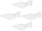 BESPORTBLE 4pcs Corner Shelf for Grow Tents Bracket for Hygrometer Camera Planting Equipment Integrated Storage for Organized Indoor Gardens White Planting Tent Accessory