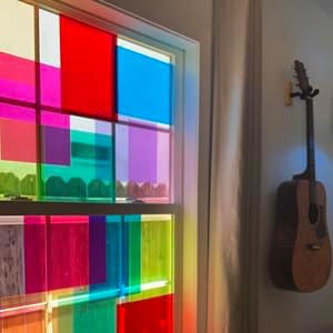 10 Pack Gel Light Filter Transparency Color Film Plastic Sheets Colored Overlays Correction Gels Filter for Lamp, Headlight, Photo Studio Strobe, LED, Headlight Film (10 Multi)