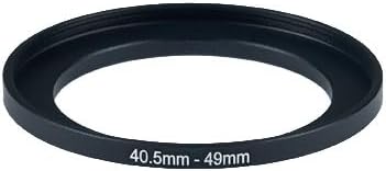 YAMAFOO 40.5mm to 49mm Step-Up Ring/Step Down Rings Filter Adapter for All Brands UV ND CPL Metal Ring Step-Up Rings Adapter Filter,Black (40.5-49)