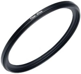 YAMAFOO 77mm to 67mm Step-Up Ring/Step Down Rings Filter Adapter for All Brands UV ND CPL Metal Ring Step-Up Rings Adapter Filter,Black(77-67)
