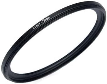 82mm to 72mm Step-up Adapter Rings,Black,Step Up Ring,Step-Down Rings Filter Ring Adapter,for All Brands of DSLR Camera Lens UV ND CPL Stepping Rings Step Down Rings Filter Adapter