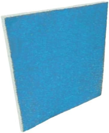 10 Feet of Blue and White Air Filter Media Roll , MERV6 Polyester Media - 25" Wide