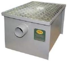 Commercial Carbon Steel Grease Trap Interceptor 70lb - PDI Approved - NSF