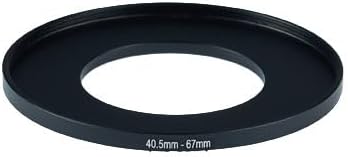 YAMAFOO 40.5mm to 67mm Step-Up Ring/Step Down Rings Filter Adapter for All Brands UV ND CPL Metal Ring Step-Up Rings Adapter Filter,Black (40.5-67)