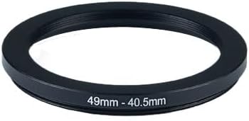 YAMAFOO 49mm to 40.5mm Step-Up Ring/Step Down Rings Filter Adapter for All Brands UV ND CPL Metal Ring Step-Up Rings Adapter Filter,Black (49-40.5)