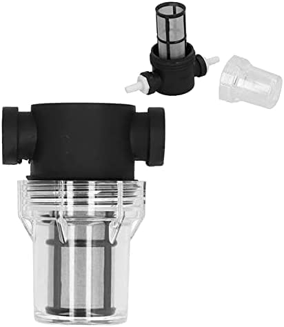 Fermtech Mini 2 Electric Sediment Filter Starter Kit with Pre-Screen, Bundle of Filters. Stainless Steel Wine/Beer/Juice/Kombucha/Liquid Filtering System. Home Pro 10 Inch. Jet Filtration Technology.