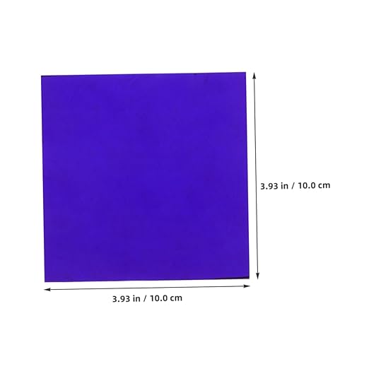 Zerodeko Cobalt Glass Sheet Experiment Device Chemistry Filter Glass Plate School Lab Tool