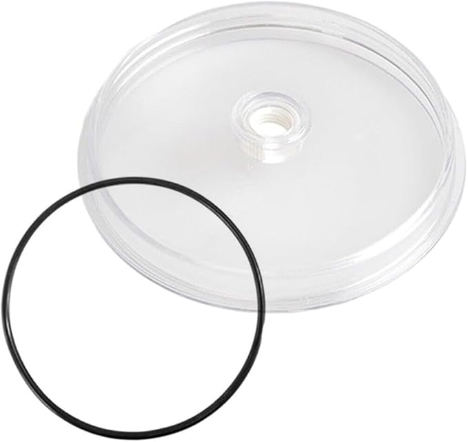 Sand Filter Pump Replacement Part for SF15110 with Gasket, Pool for Leaf Trap Cover Lid Compatible with SF15110 Model, Transparent Plastic Upgrade for Installation and Leak-Proof Seal