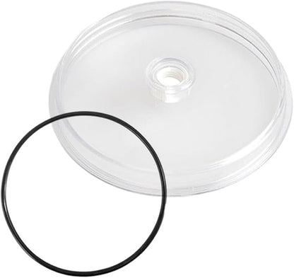 Sand Filter Pump Replacement Part for SF15110 with Gasket, Pool for Leaf Trap Cover Lid Compatible with SF15110 Model, Transparent Plastic Upgrade for Installation and Leak-Proof Seal